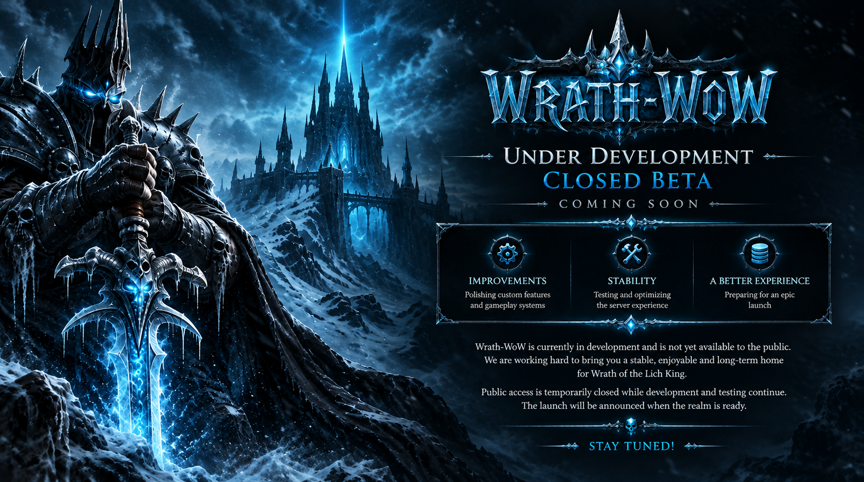 Wrath-WoW: Under Development, Closed Beta, Coming Soon